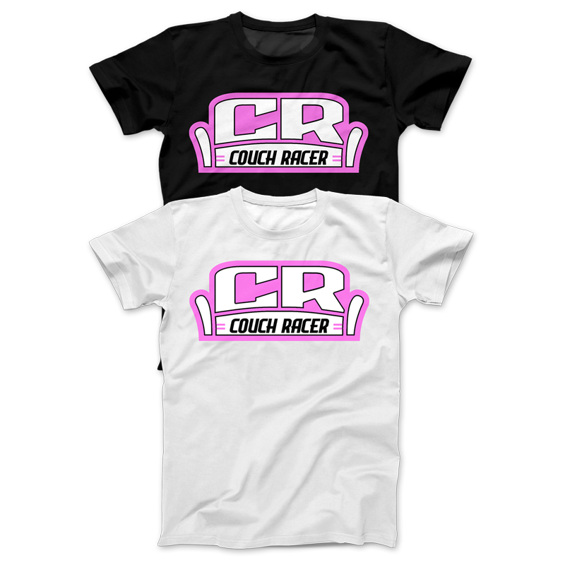 Couch Racer Pink Logo