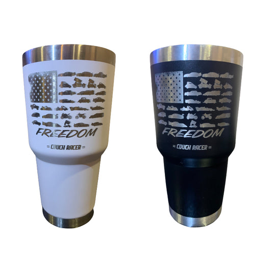 Racing Freedom 30oz Tumbler