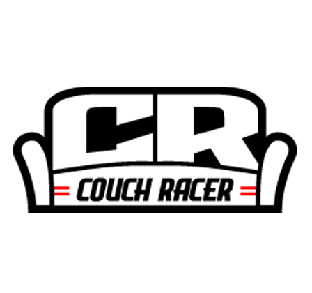 Couch Racer Logo Premium Sticker